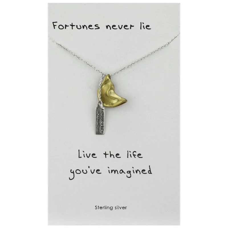 Fortunes Never Lie Sterling Necklace