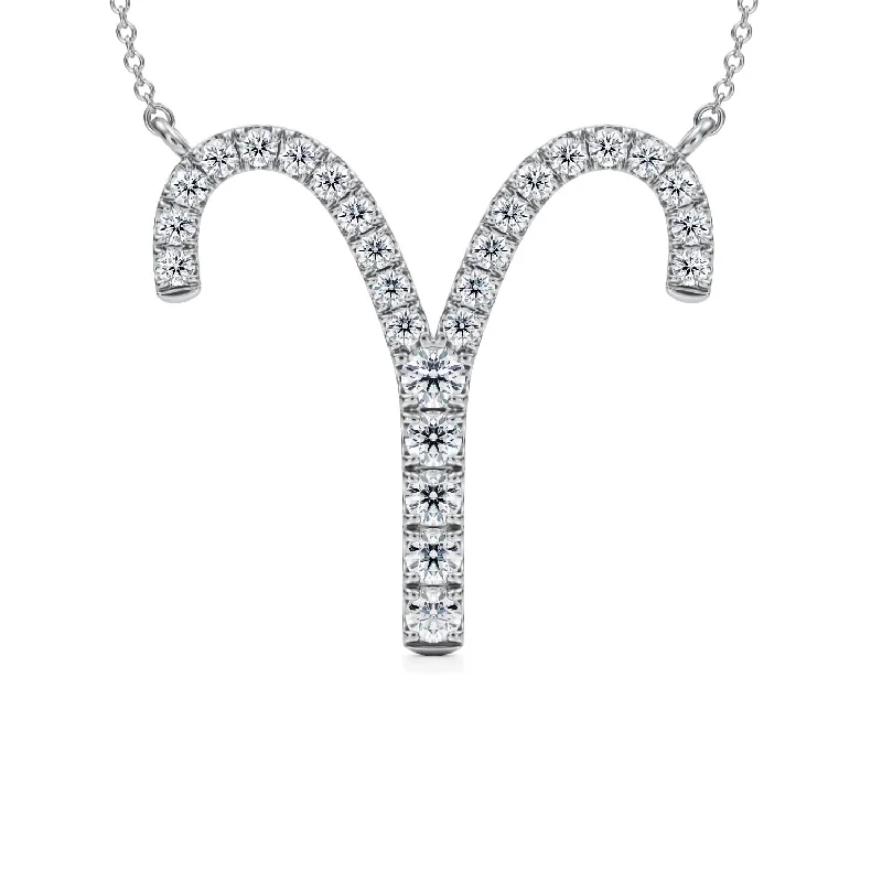 Aries Zodiac Necklace (1 Carat)