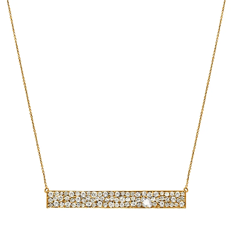 Stardust Necklace Yellow Gold Diamond