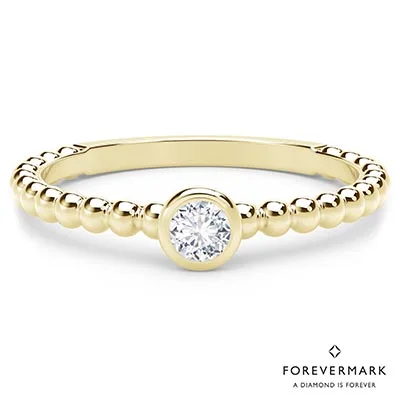 Forevermark Tribute Collection Diamond Stackable Ring in 18kt Yellow Gold (1/4ct)