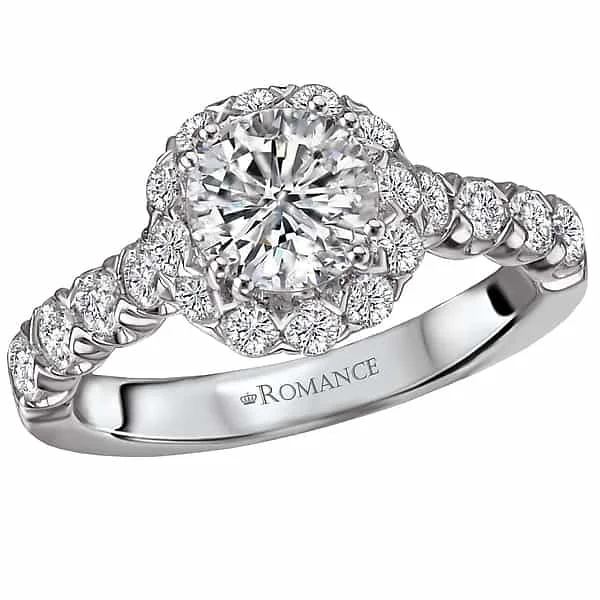 Romance Statement Halo Engagement Ring