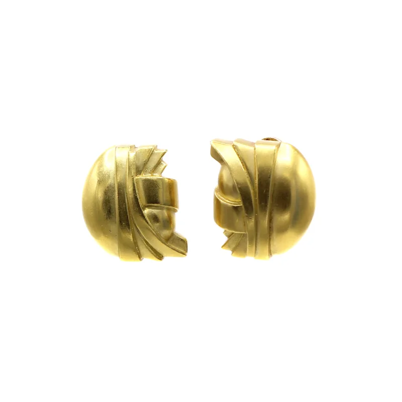 Barry Kieselstein-Cord 1980s 18KT Yellow Gold Earrings