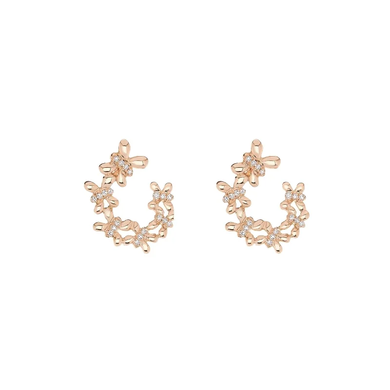 Crown Diamond Earrings