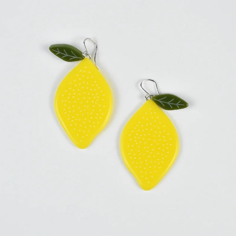 Large Lemon Earrings