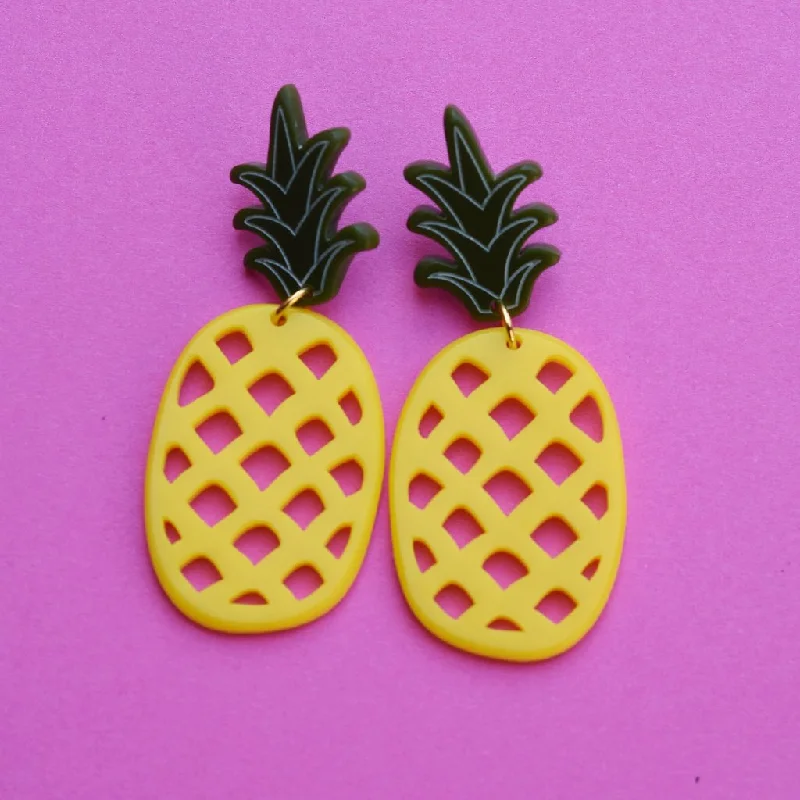 XL Pineapple Earrings