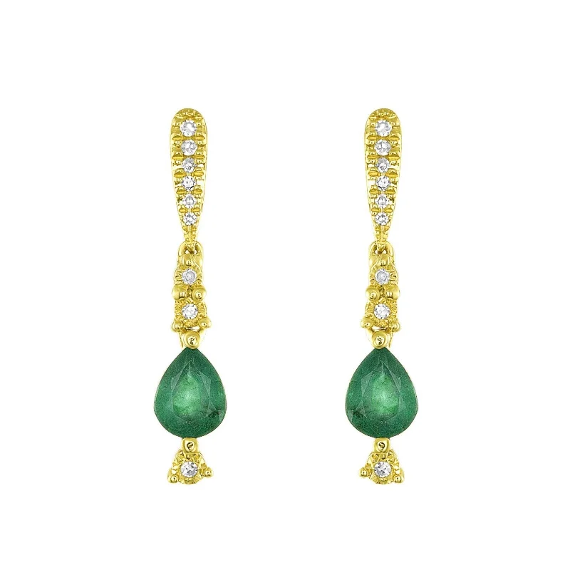 Loretta Emerald Earrings