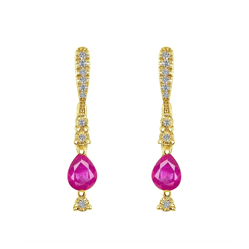 Loretta Ruby Earrings