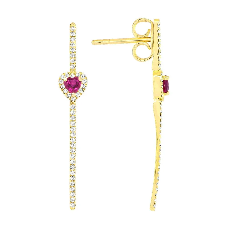 Maeve Ruby Earrings