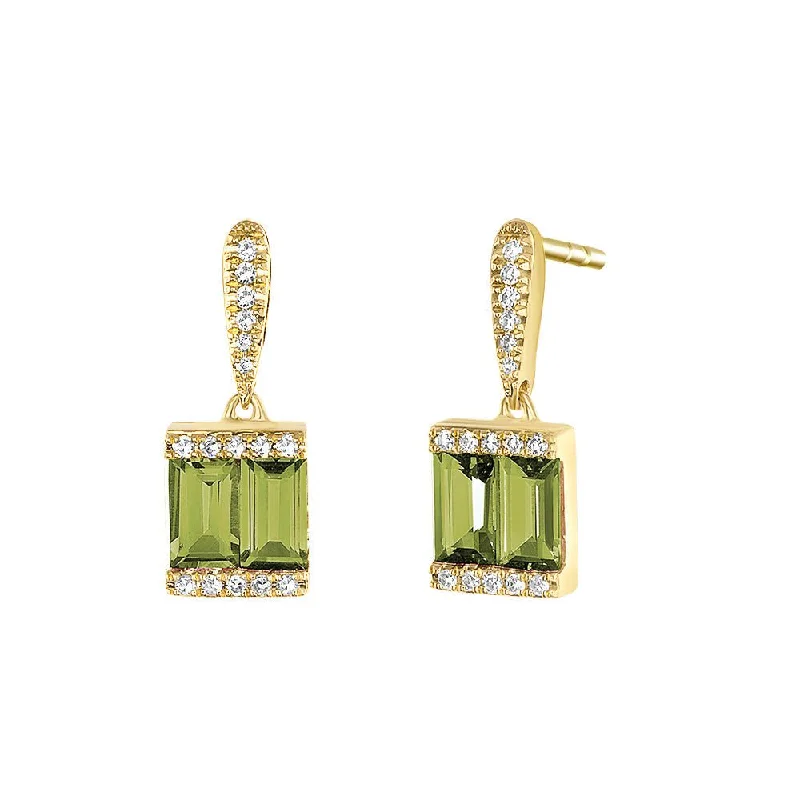 Shine Peridot Earrings