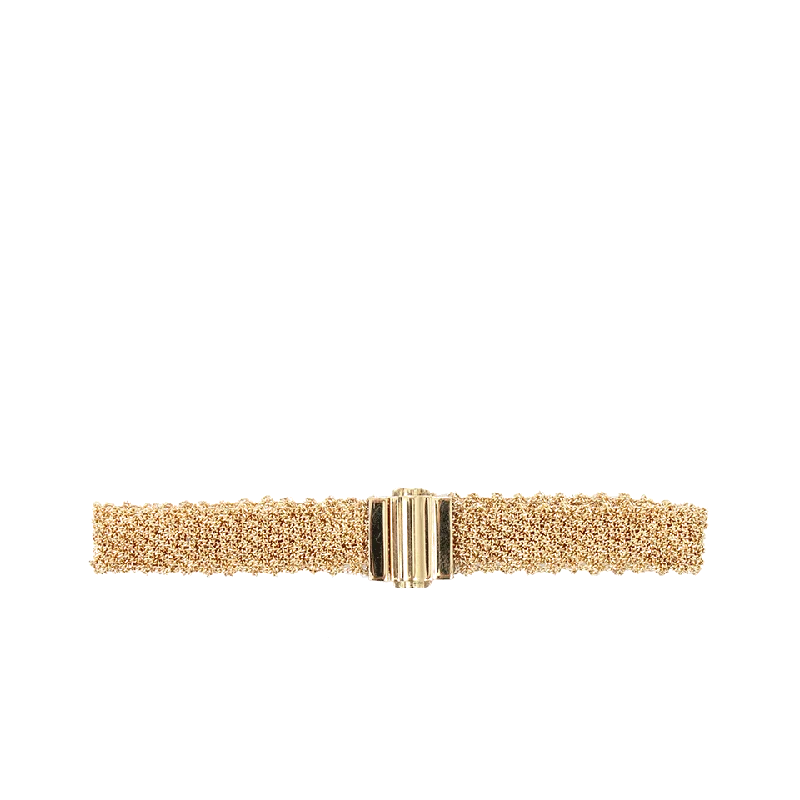 Narrow Gold Woven Bracelet