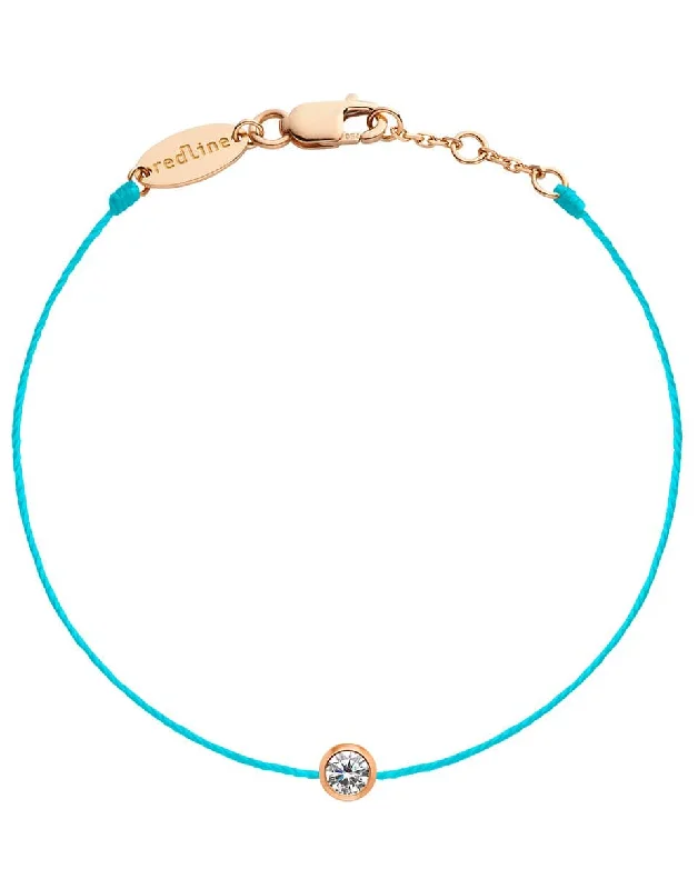 Pure Diamond Turquoise Cord Bracelet