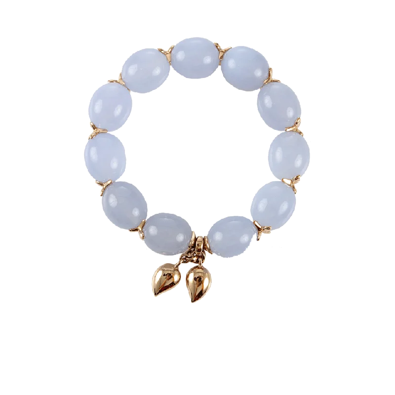 Slip-On Chalcedony Bracelet