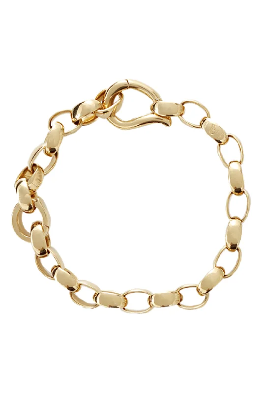 Small Middle Drop Clasp Bracelet