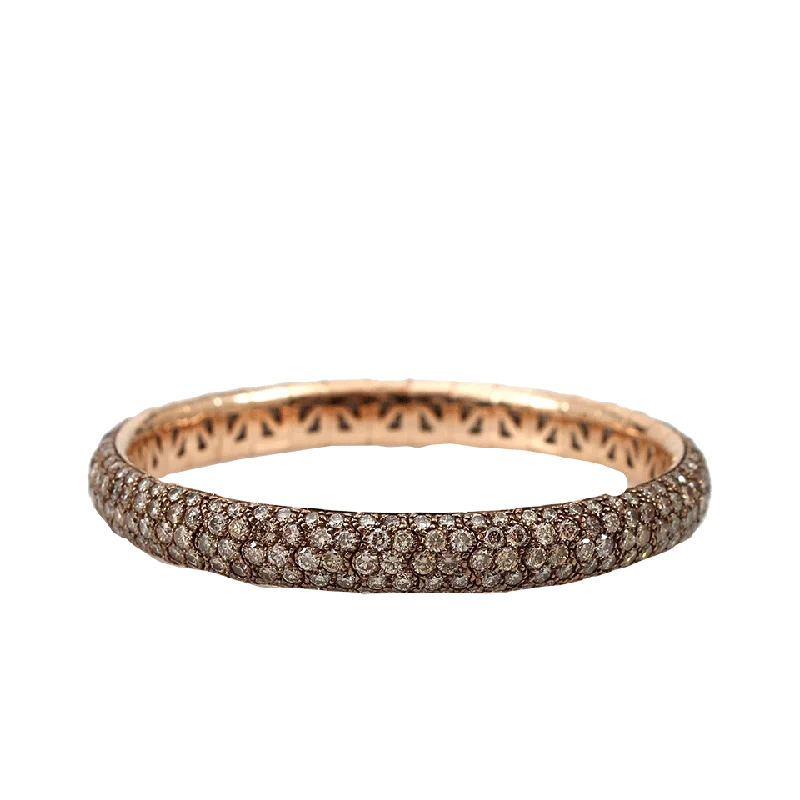 Universo Cognac Diamond Stretch Bracelet