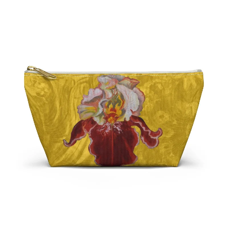 Perfect Pouch "Iris on Yellow"