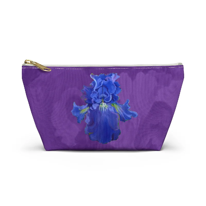 Perfect Pouch "Iris on Purple