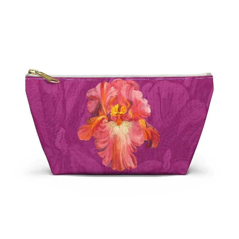 Perfect Pouch "Iris on Pink"