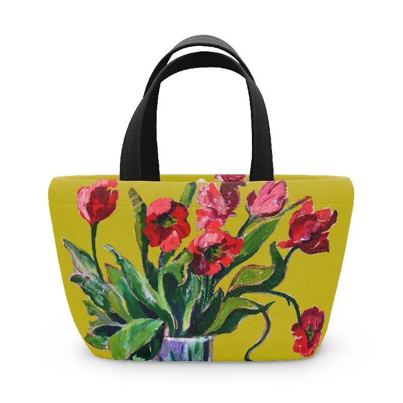 Neoprene Lunch Bag - Poppy Party