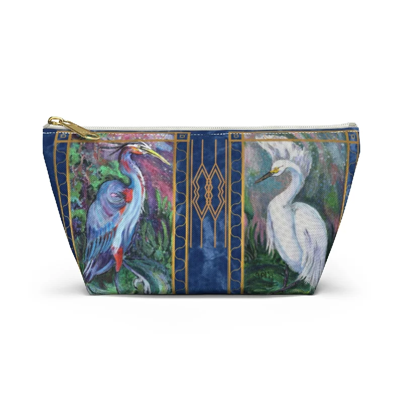 Perfect Pouch "Two Herons"