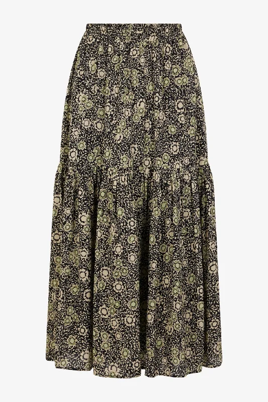 Skirt Damya Daj30a318 Khaki-Green