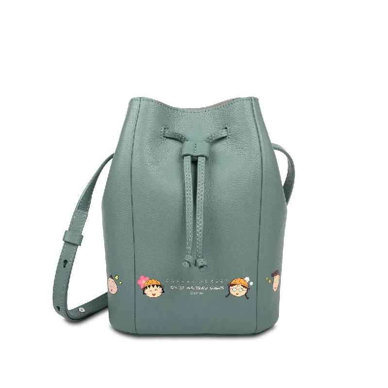 Samuel Ashley x Chibi Maruko Chan Leather Bucket Bag