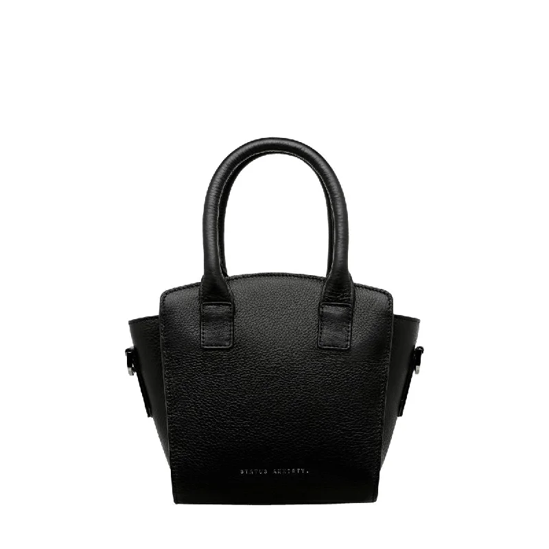 STATUS ANXIETY - Worst Behind Us Cowhide Leather Shoulder Handbag