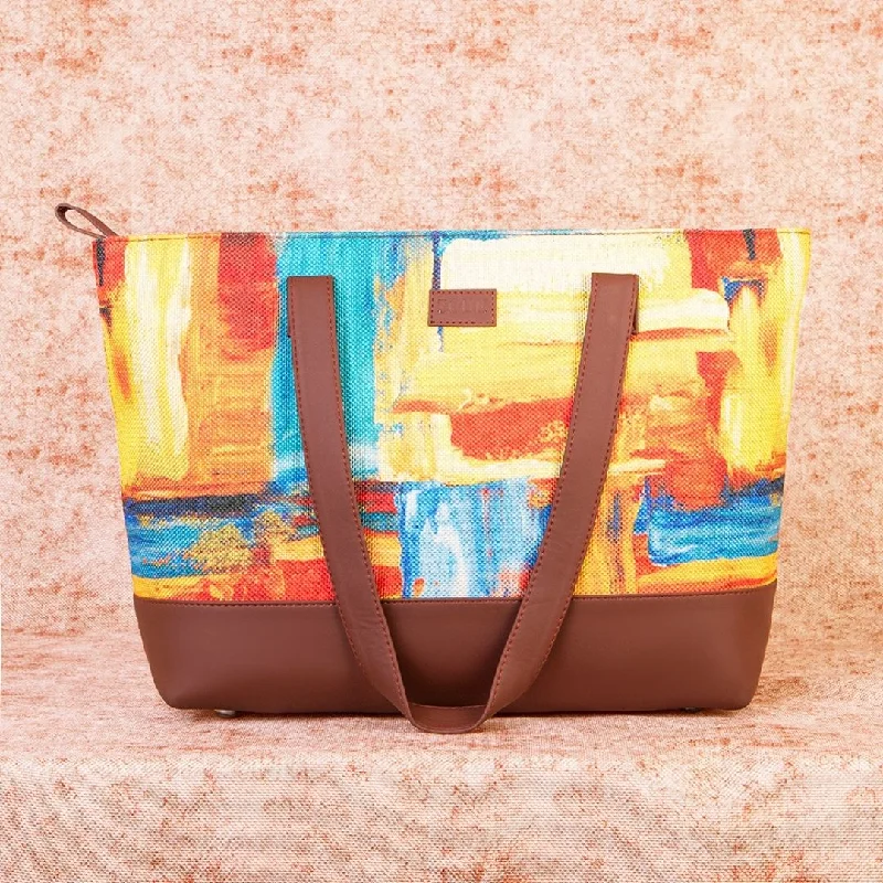 Abstract Amaze Shoulder Tote Bag