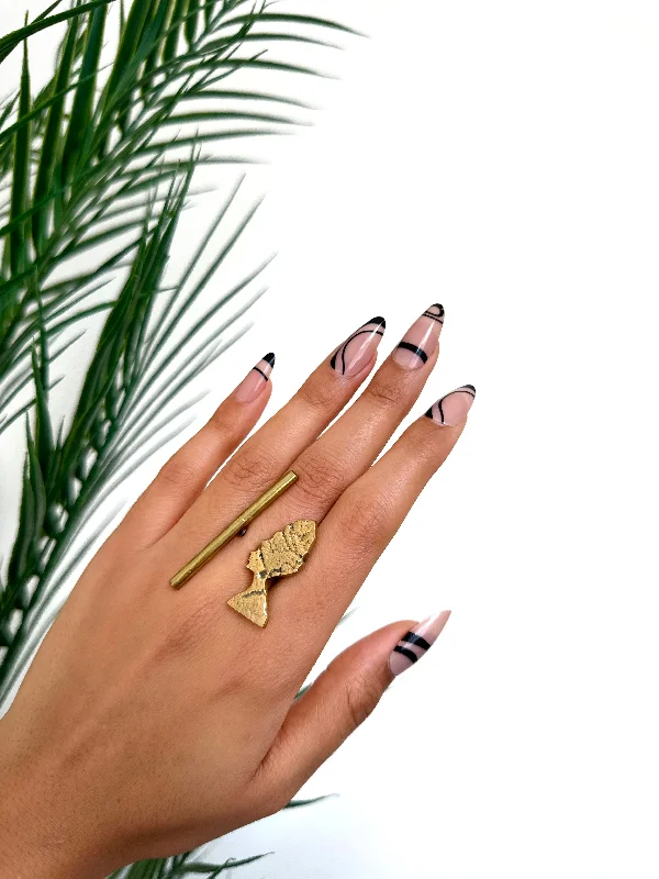 AfroGasha Lady Ring - A Delightful and Dainty Accessory