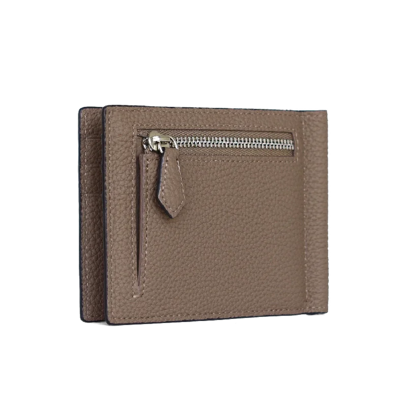 Bi-fold Bill Clip With Coin Pocket