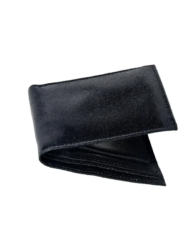 Celtic Black Color Pure Leather Wallet For Men, Art:- LA-1397