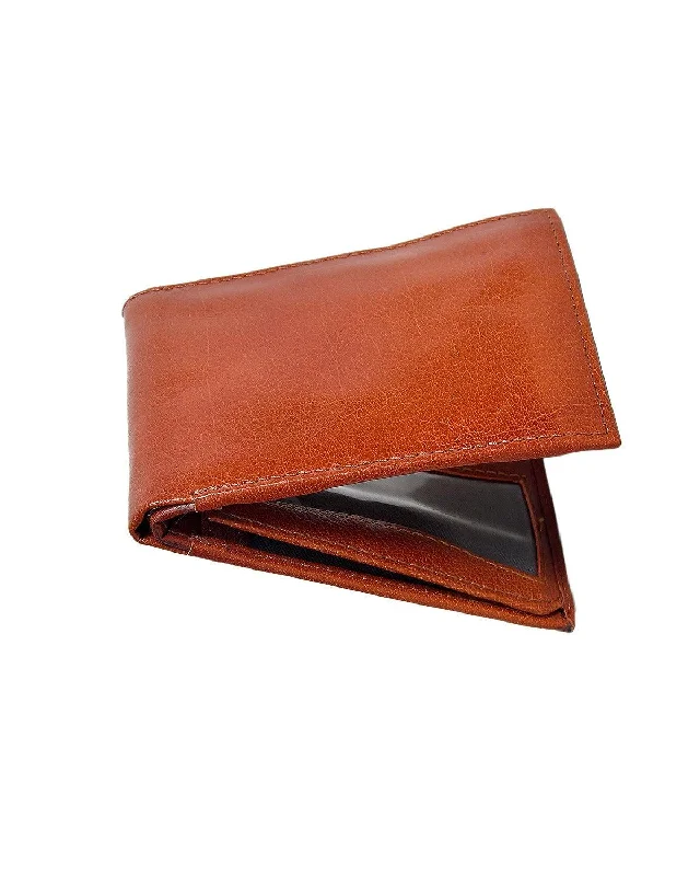 Celtic Brown Color Pure Leather Wallet For Men,  Art:- LA-1386