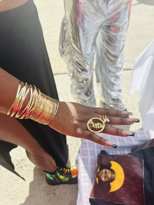 Afro - Life Statement Ring