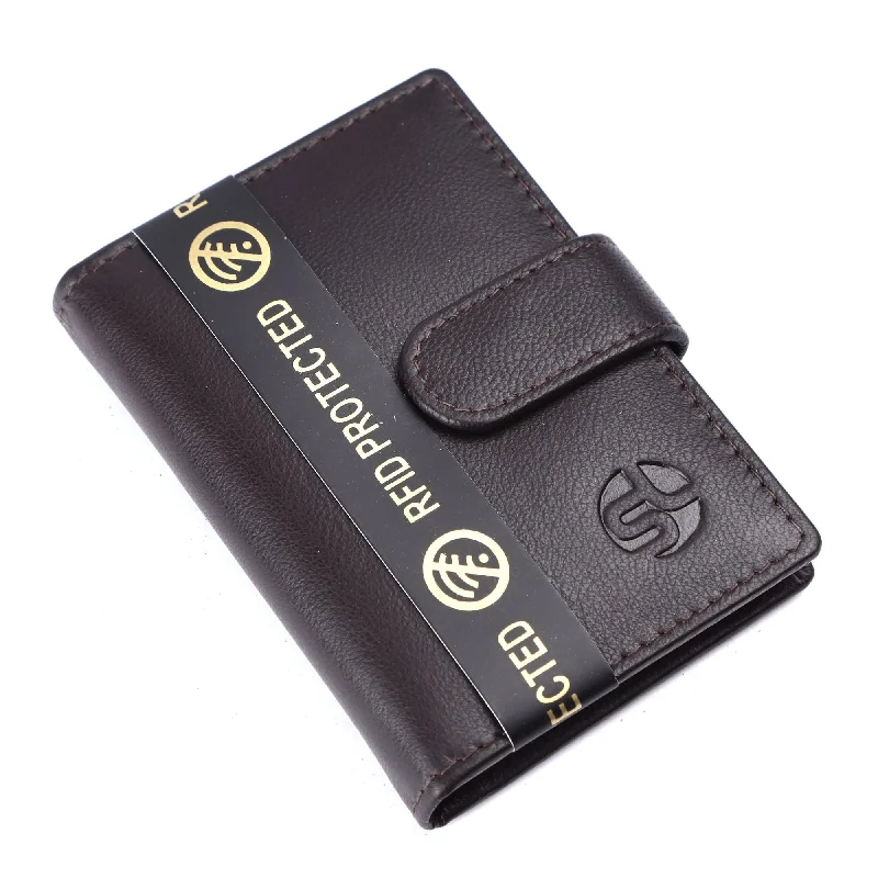 MENS LEATHER RFID CARD HOLDER 54116