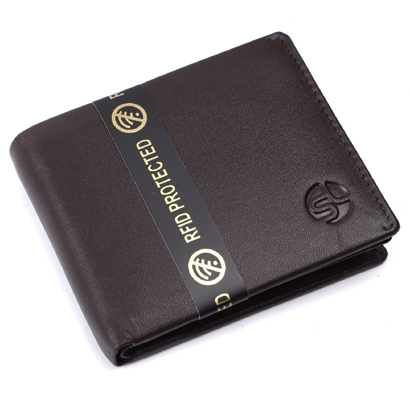 MENS LEATHER RFID WALLET 54111