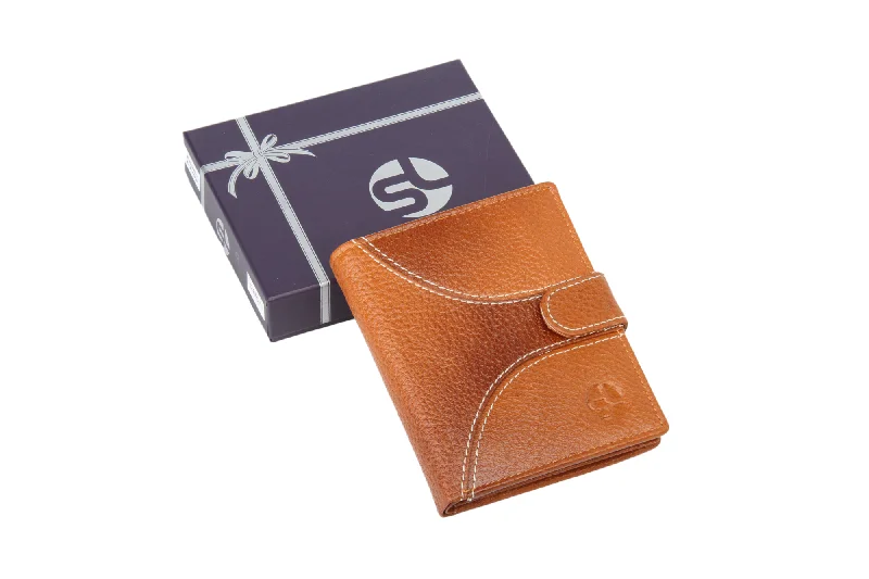 Mens Leather Wallet 92999 (TAN)