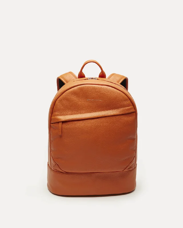 Kastrup Pebble-Grained Leather Backpack