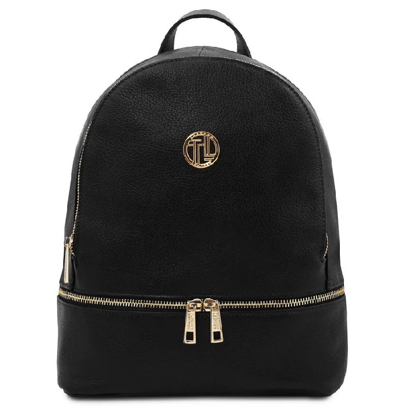 TL BAG Ladies Small Leather Backpack