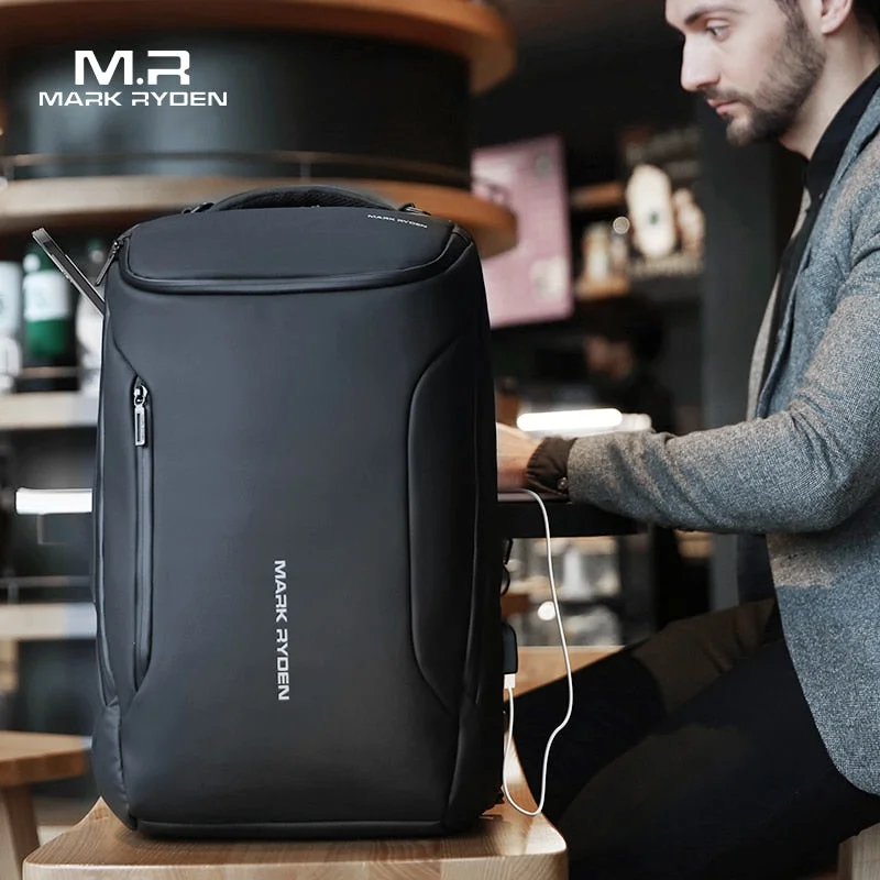 Men Backpack Multifunctional Man USB Charging Travel Bag