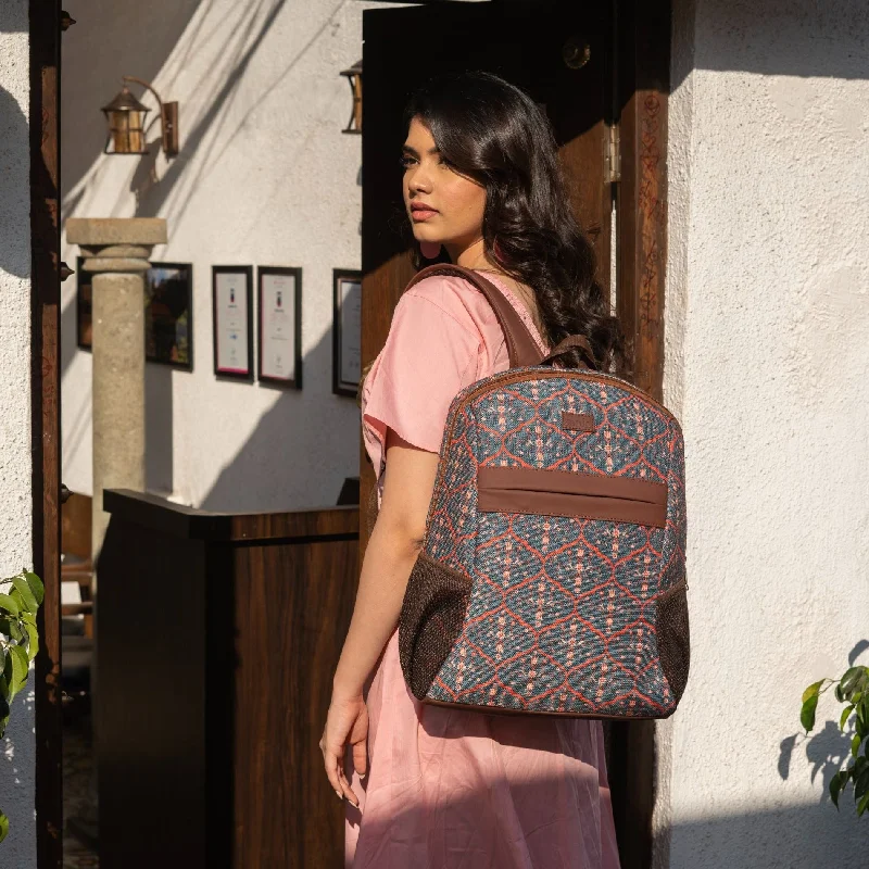 Sheesh Mahal Jaali Motif Classic Backpack